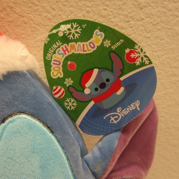 Squishmallows Stitch From Disney Christmas  NWT - Picture 2 of 11